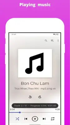 Music Player android App screenshot 3